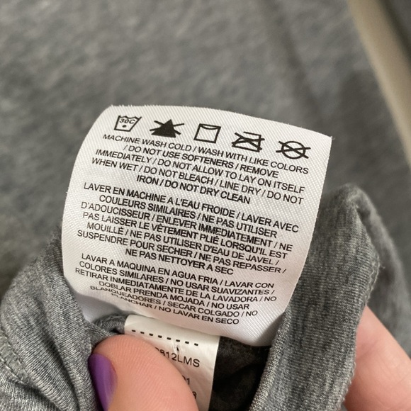 Nike long sleeve heathered grey dri-fit fitted athletic top - size large - Picture 8 of 8